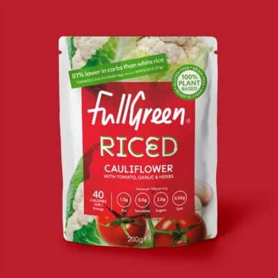 FullGreen Riced Cauliflower with Tomato, Garlic & Herbs 200g