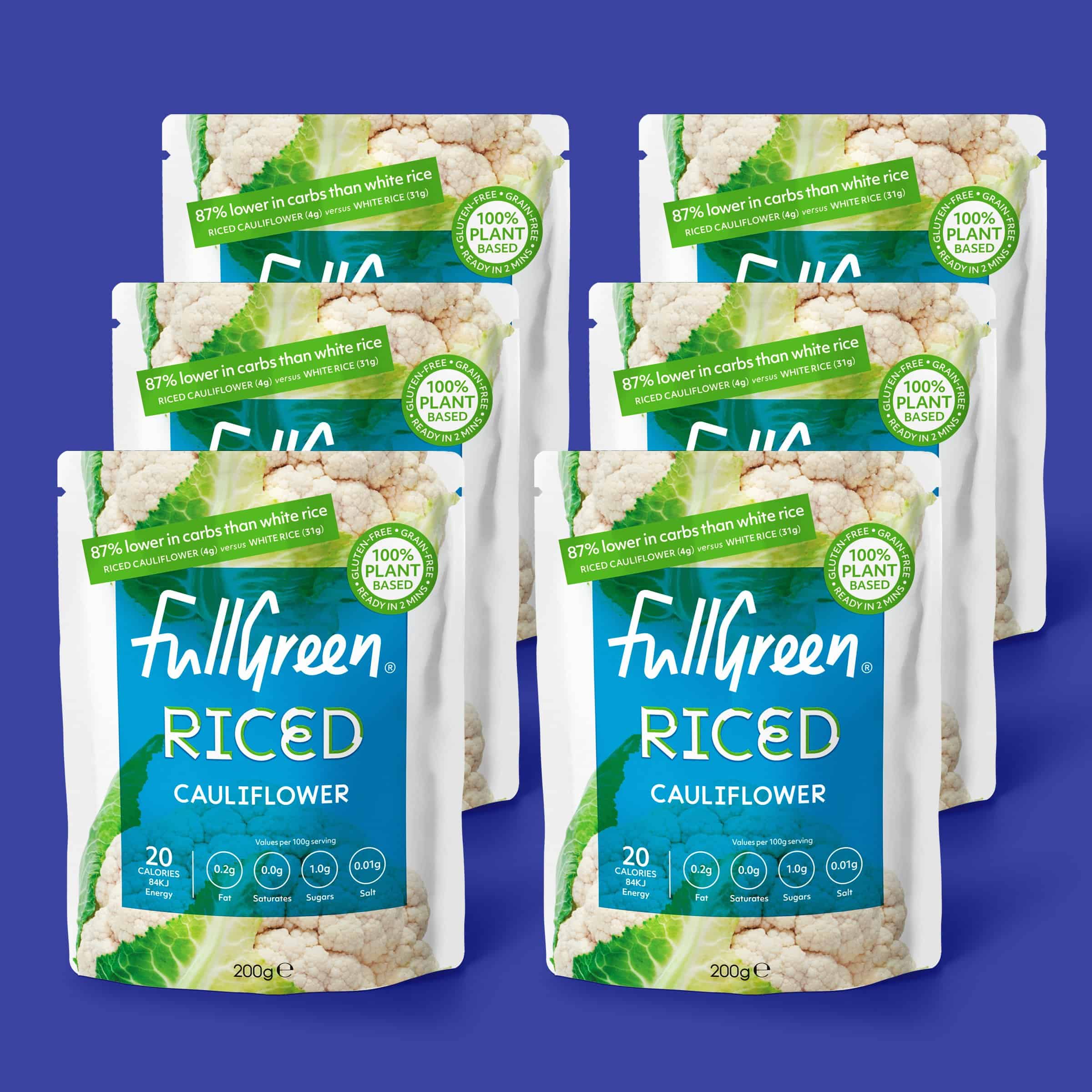 8.Riced_UK_Cauli_6s_2400x2400 FullGreen Riced Cauliflower Pack of 6