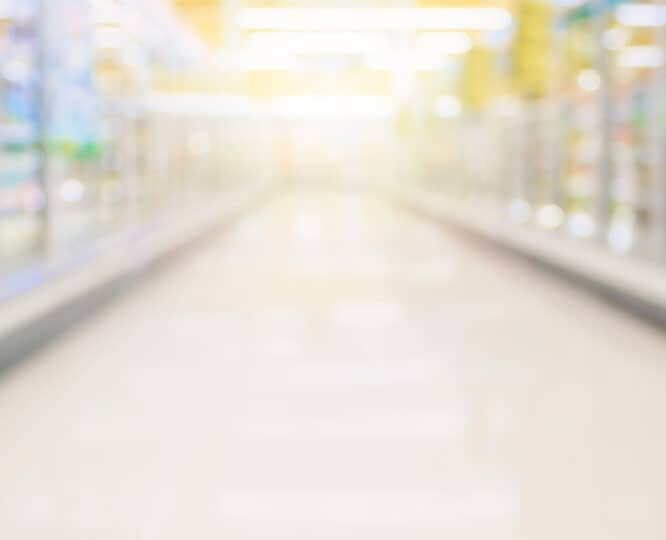 frozen supermarket isle