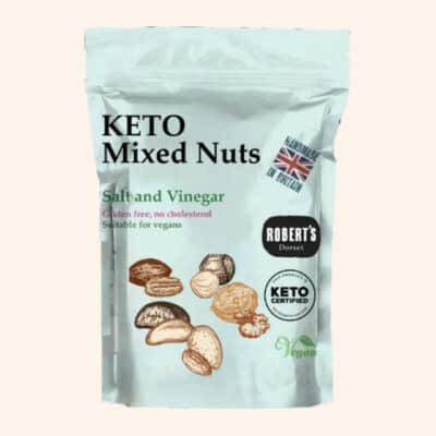 an image of the full bag of keto mixed nuts sea salt and vinegar