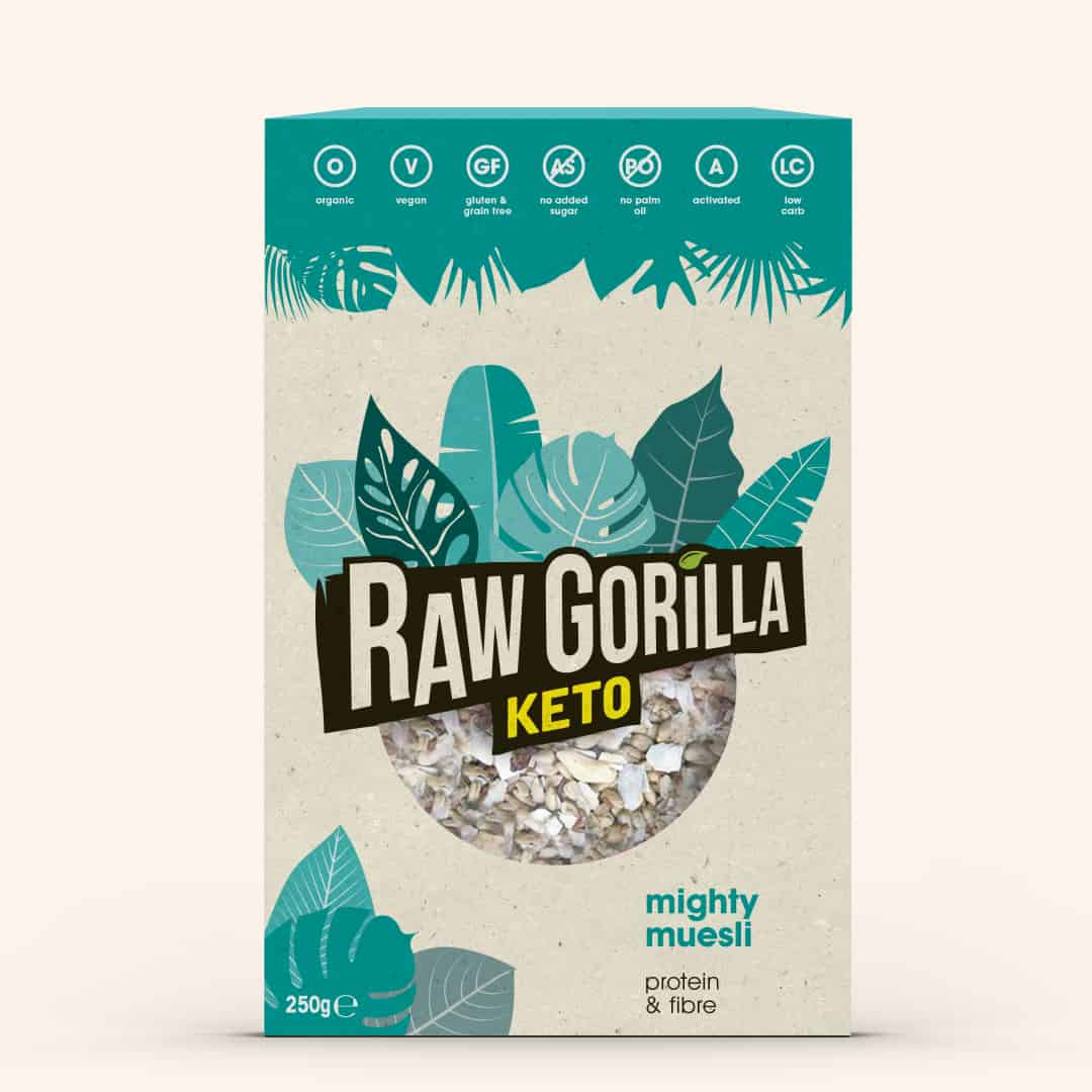 Raw Gorilla - Mighty Muesli raw gorilla mighty muesli box of 250g